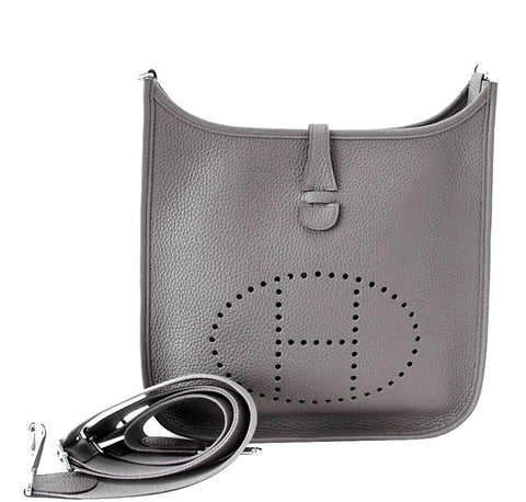 Hermes Evelyne PM Bag Etain Palladium