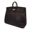 hermes hac bag 55 brown used side