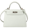 Hermes Kelly 28 Bag Bleu Glacier