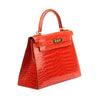 Hermes Kelly 28 Geranium Porosus Crocodile