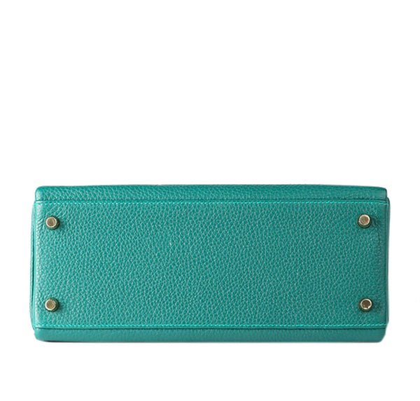 Hermes Kelly 28 Bag Malachite Togo 