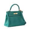 Hermes Kelly 28 Bag Malachite Togo 