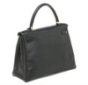 hermes kelly 28 navy blue used back