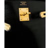 Hermes Kelly 32 Bag Noir Box Leather