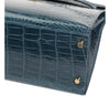 Hermes Kelly Bag Blue Roi Crocodile