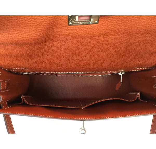 Hermes Kelly Sellier 32 Bag Brique