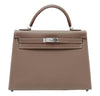 Hermes Kelly 32 Etoupe Sellier Bag