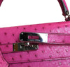 Hermès Kelly Ostrich Bag 32cm Pink Fuchsia