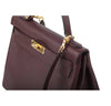 Hermes Kelly 32 Bag Prune Evercolor