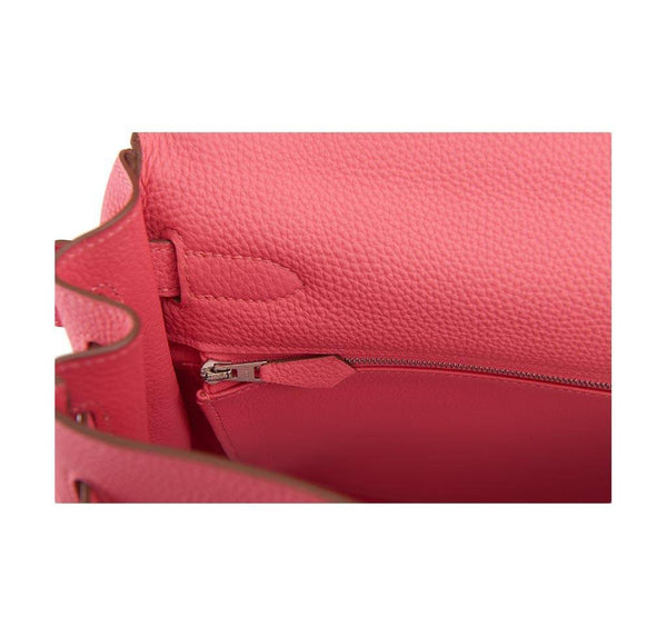 hermes kelly 32 rose lipstick new zipper