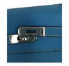 Hermes Kelly 35 Blue Jean Used engraving