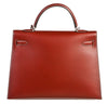 Hermes Kelly 35 Bag Chamonix Red