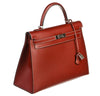 Hermes Kelly 35 Bag Chamonix Red