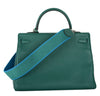 Hermes Kelly Bag Malachite Canvas Strap