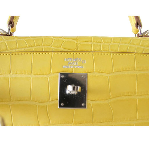 hermes kelly 35 mimosa new embossing