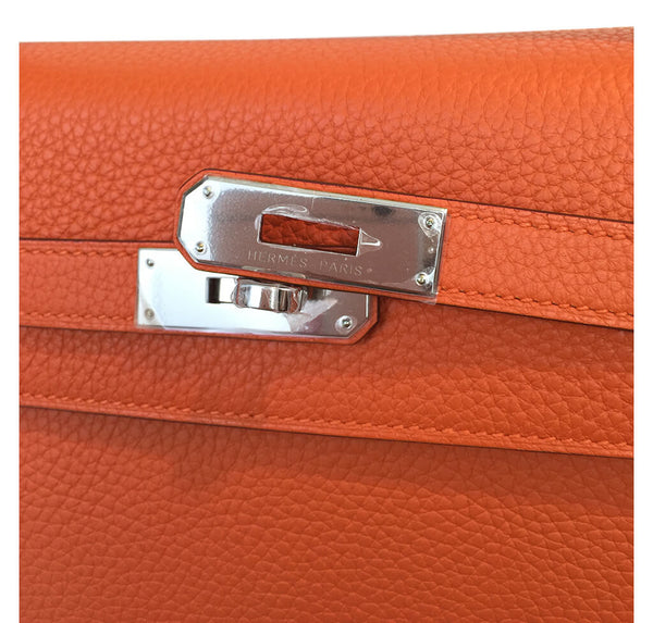 Hermes Kelly 35 Bag Orange Togo