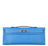 Hermes Kelly Cut Bag Blue Izmir