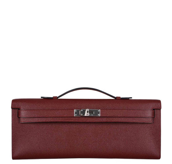 Hermes Kelly Cut Rouge Palladium Hardware