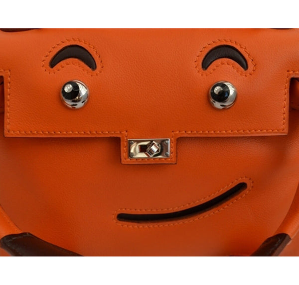 Hermes Kelly Idole Bag Orange Gulliver