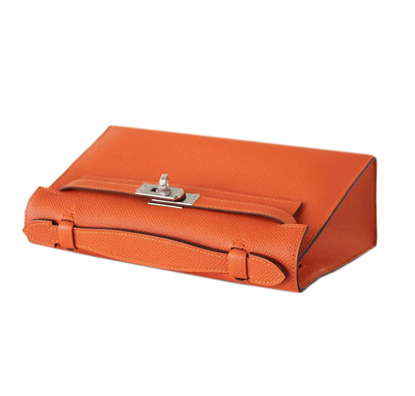 Hermes Kelly Pochette Feu Epsom Leather