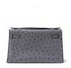 Hermes Kelly Pochette Mini Bleu Glacier Used Back