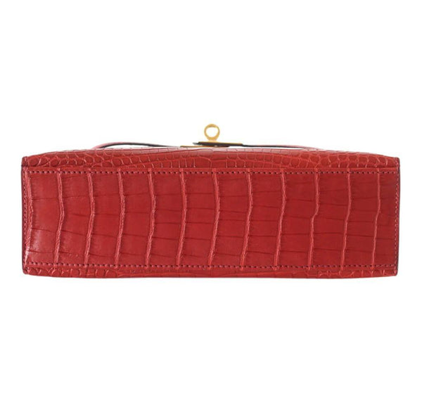 hermes jpg kelly pochette rouge h new bottom