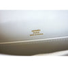 Hermes Kelly Pochette White Gold Hardware