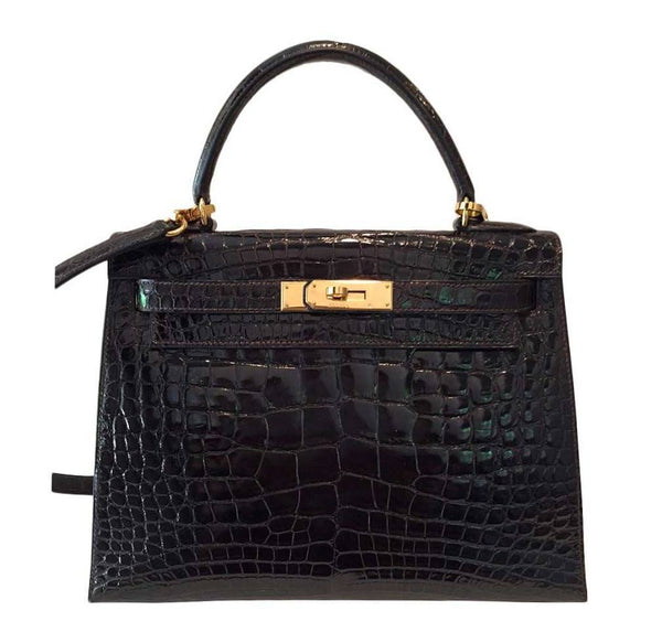 Hermes Kelly Sellier Alligator Gold Hardware