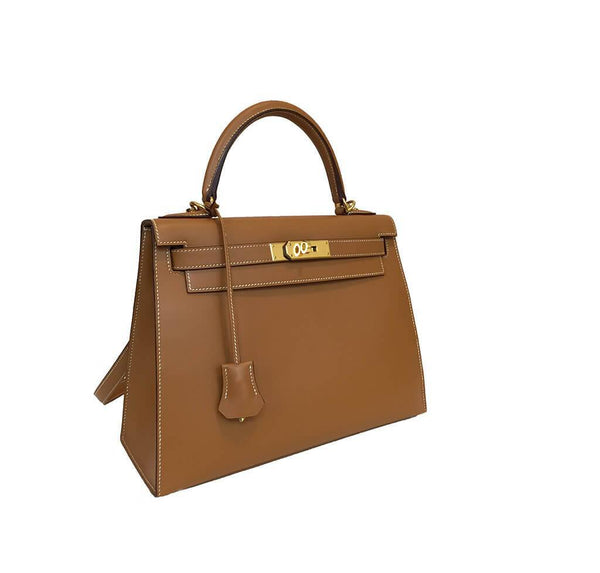 Hermes Kelly Sellier Gold Used Side