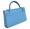 hermes tiny kelly blue paradise used back