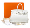 Hermes Birkin 35 Bag White Togo 