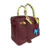 hermes birkin 30 rouge h used side open