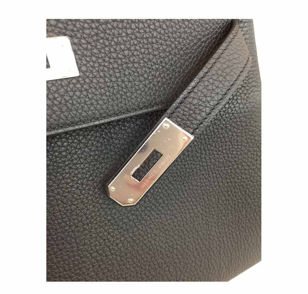 hermes kelly 28 black new engraving