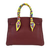 hermes birkin 30 rouge h used back