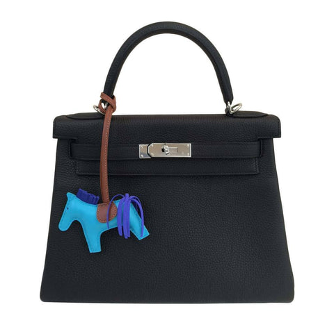 Hermes Kelly 28 Black Bag 