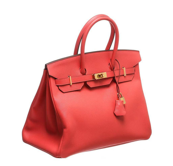 hermes birkin 35 rouge pivoine new front side