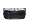 chanel accordion flap bag navy blue used bottom