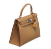 hermes kelly 32 gold used side