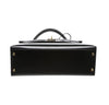 hermes kelly 32 black used bottom