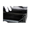 hermes kelly 32 black used inside