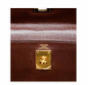 hermes kelly 32 brown used embossing