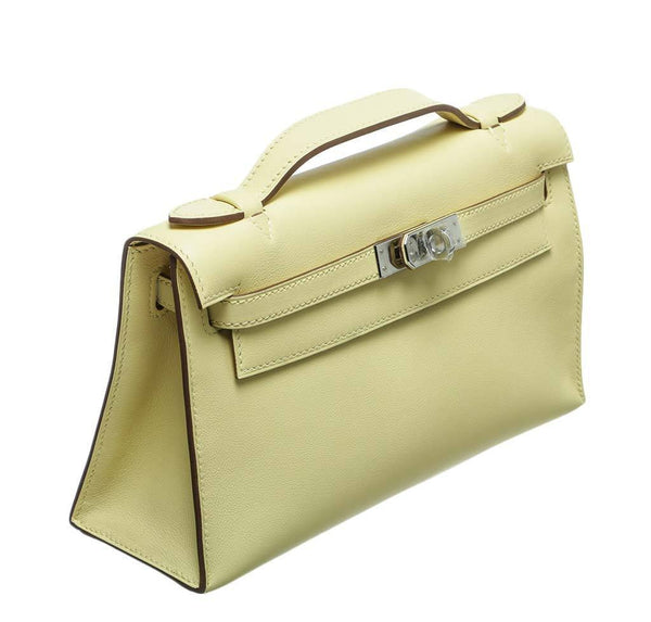 hermes kelly pochette mini soufre new side