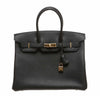 Hermes Birkin 35 Noir Bag Togo 