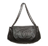 Chanel Black Half Moon Shoulder Bag