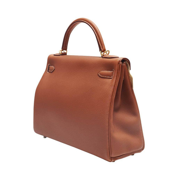 hermes kelly retourne 32 gold new side