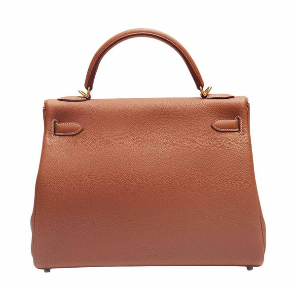 hermes kelly retourne 32 gold new back