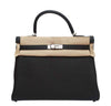 Hermes Kelly Retourne Black Plomb Bag 