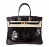 Hermes Birkin Porosus Crocodile Black Bag