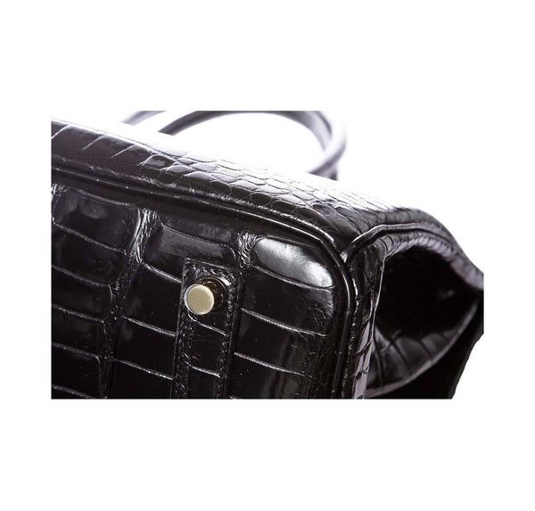 hermes birkin 35 crocodile black new corner