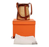 Hermes Osier Ratan Wicker Barenia Picnic Basket gold pristine full set